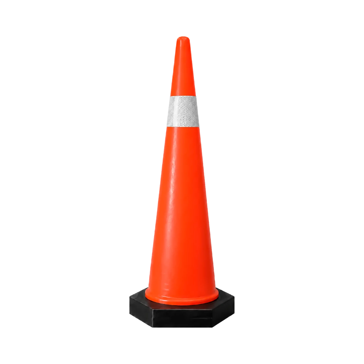 naranja-con-reflejante-grado-ingeniería-y-base-de-pvc Cono de Seguridad