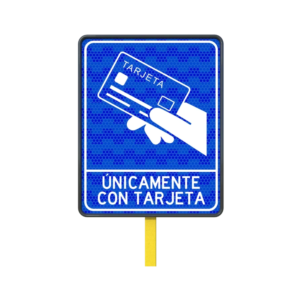 Letreros de Pago con Tarjeta