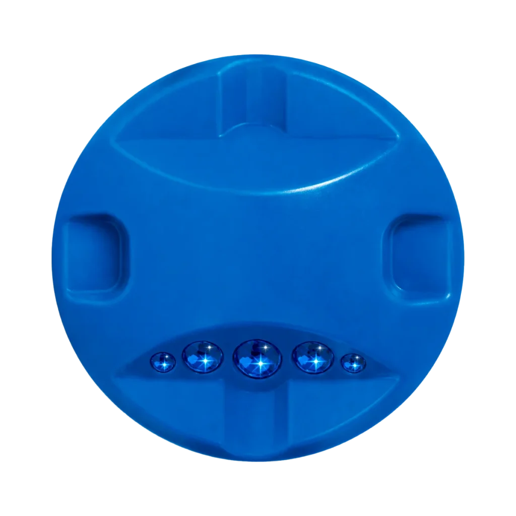 Botón Multivista Azul