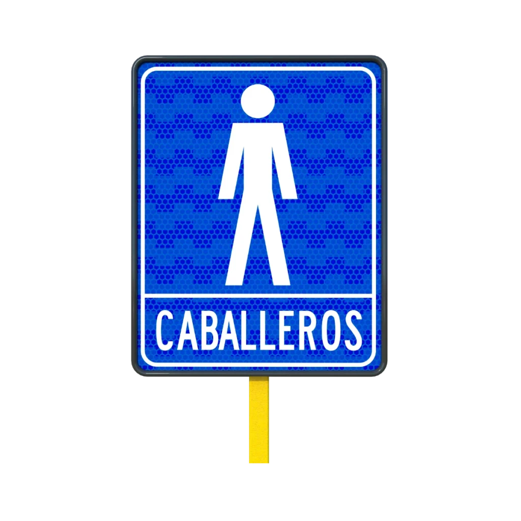 Letreros para Baños de Caballeros