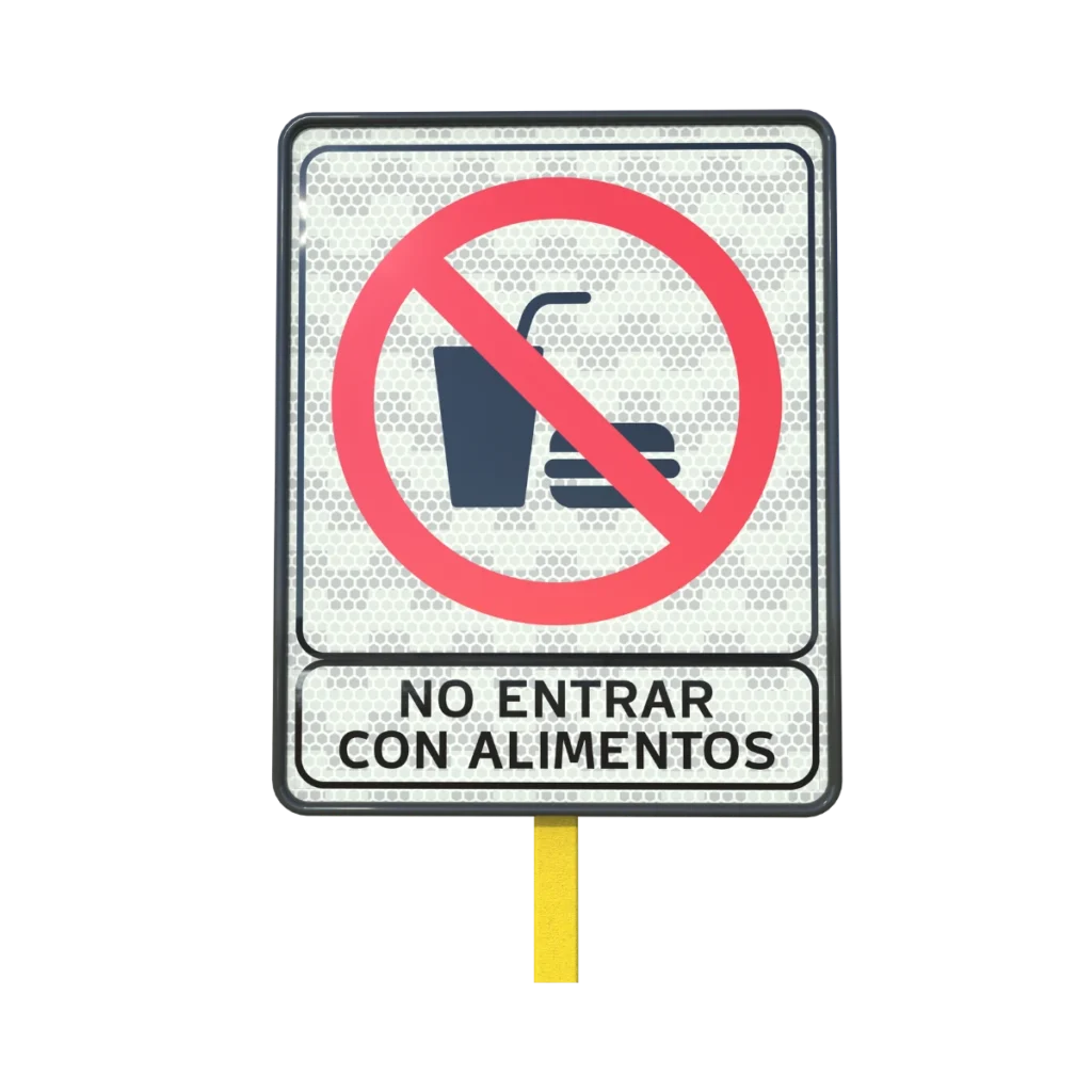 Prohibido Entrar con Alimentos