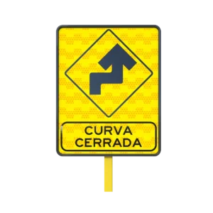 Señal de Curva Cerrada