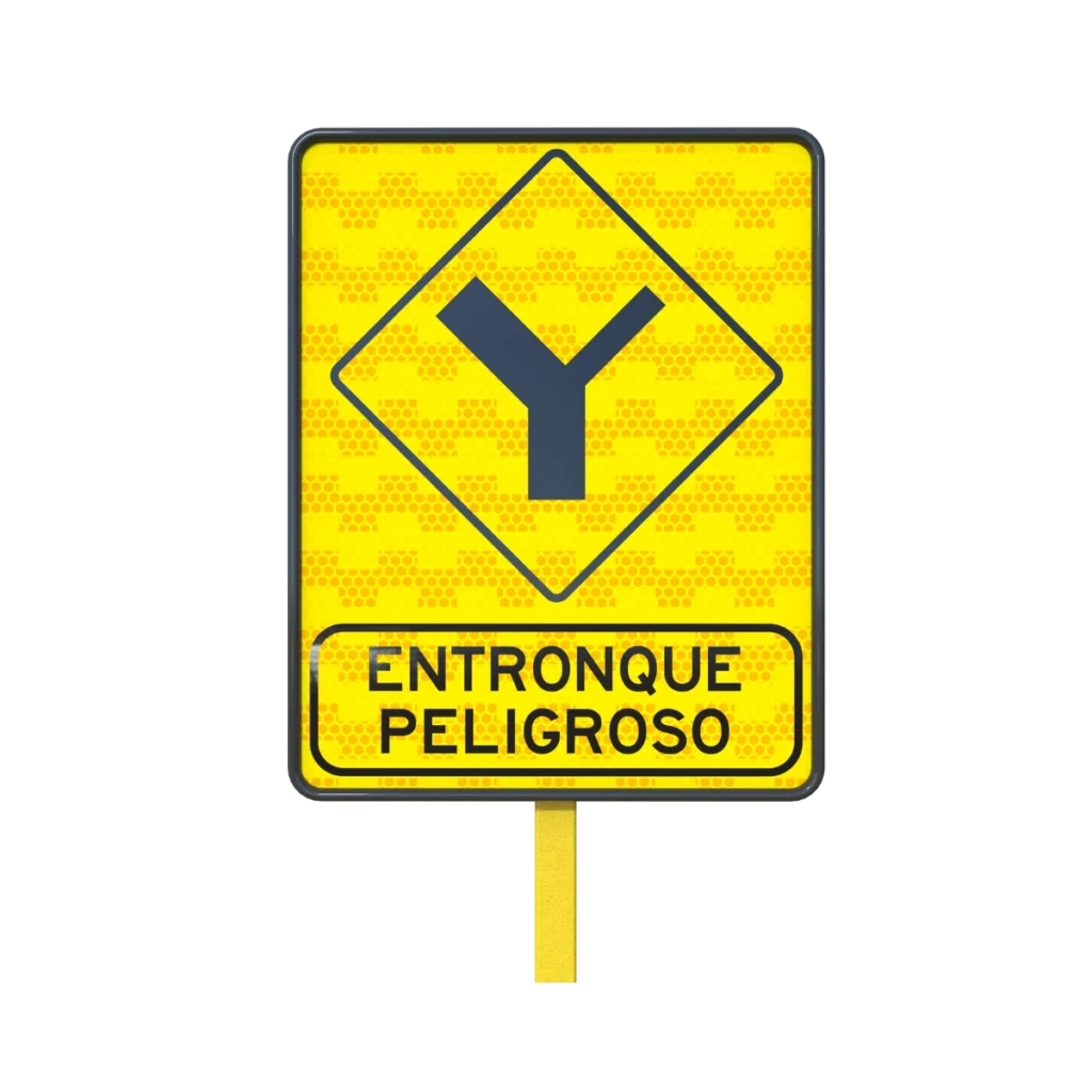 Señalamiento de Entronque